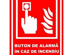 Placuta pentru buton de alarma in caz de incendiu